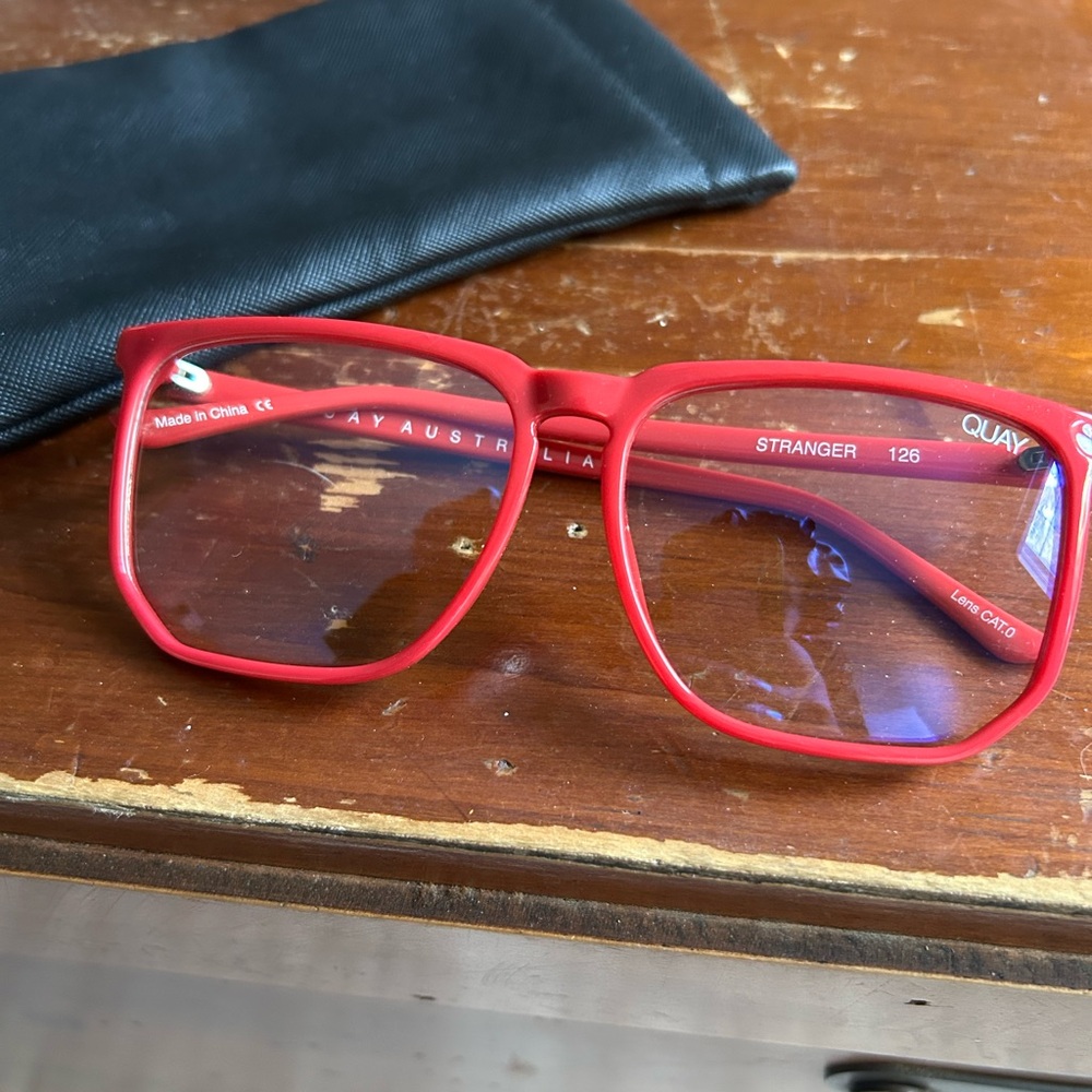 Quay Australia Bold Red Eyewear